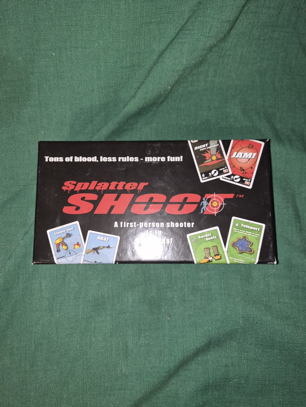 Splatter Shoot Game Box - Black Packaging
